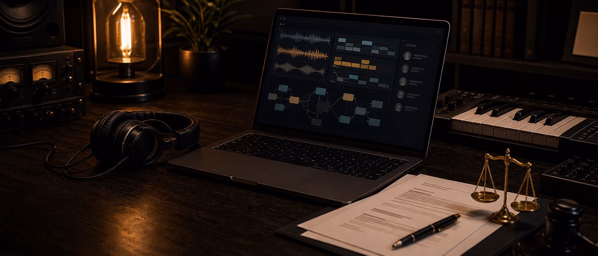 AI Music Generative nástroje: autorské právo and smlouva checklist