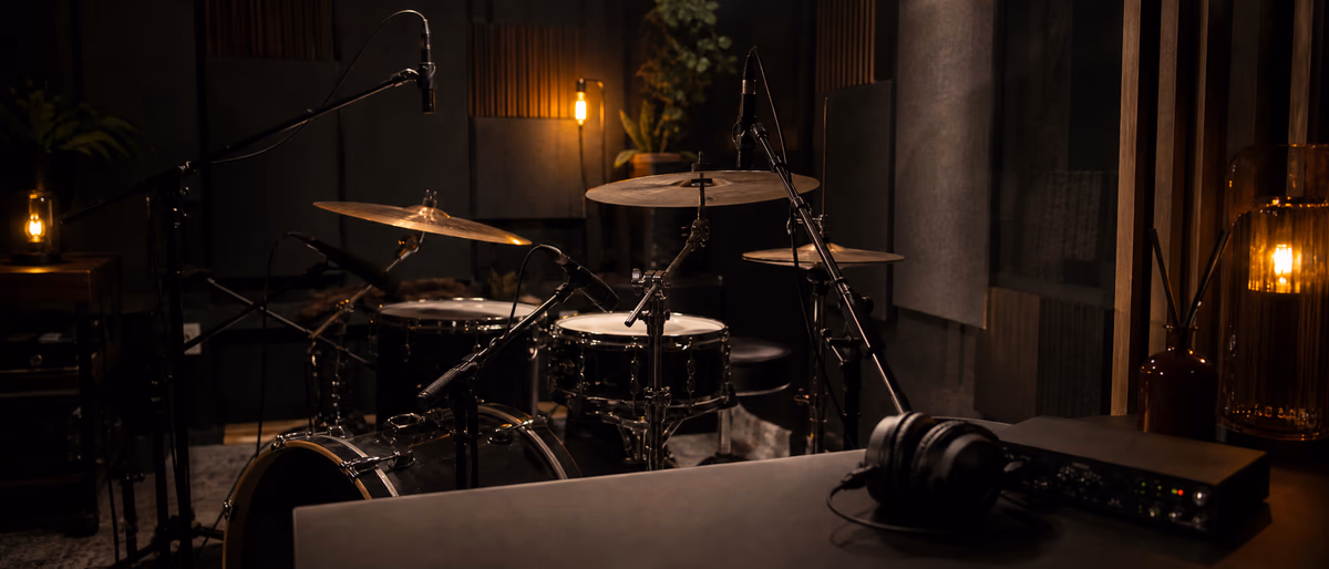 How to Record and Mix Live Drums in a Home Studio