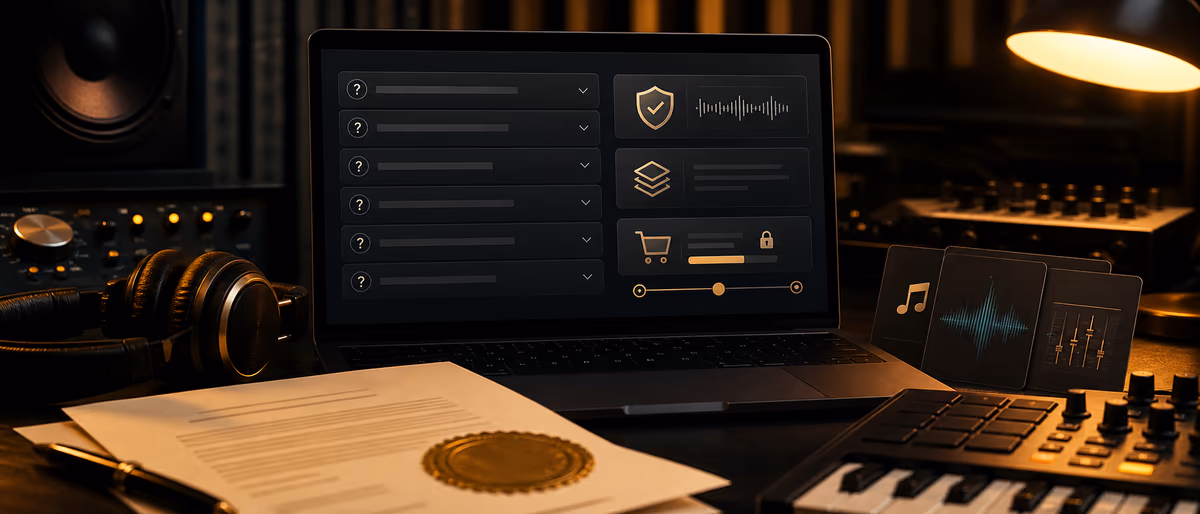 Praktický průvodce: FAQ licencí beat storu