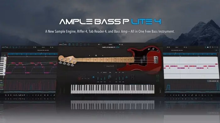 Ample Bass P Lite V4: Free Precision Bass Instrument Updated