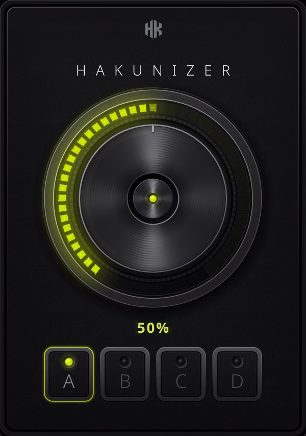 Hakunizer: Free One-Knob Plugin with Four Processing Programs