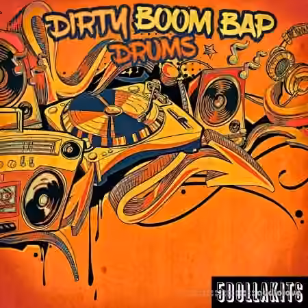 5DOLLAKITS Dirty Boom Bap Drums [WAV]