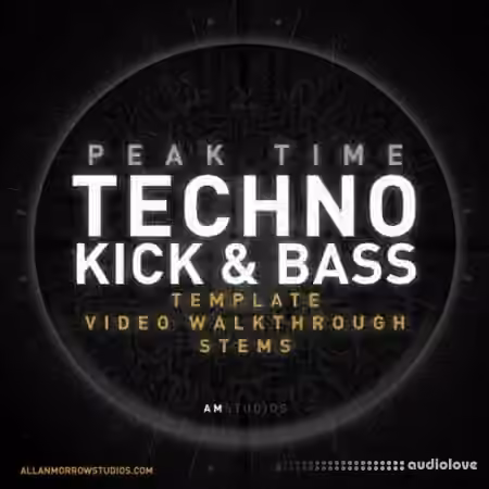 Allan Morrow AM Studios Peak Time Techno Kick and Bass Ableton Template [DAW Templates]