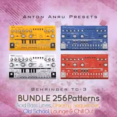 Behringer TD-3 and TD-3-MO Bundle by Anton Anru [Synth Presets]