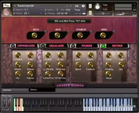 Crypto Cipher Swarmandal [KONTAKT]