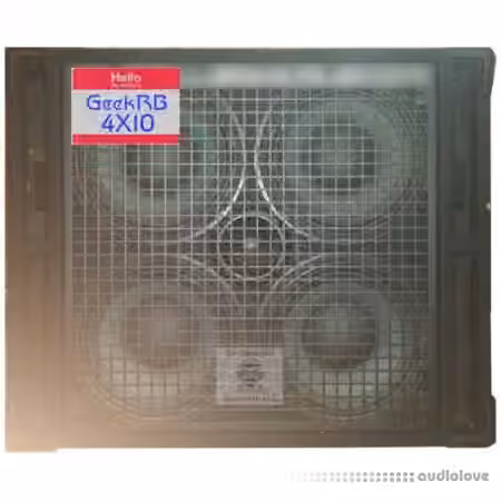 Dr Bonkers Bass Cab Classics Volume 7: GeekRB 4X10 Bass Cabinet IR Collection