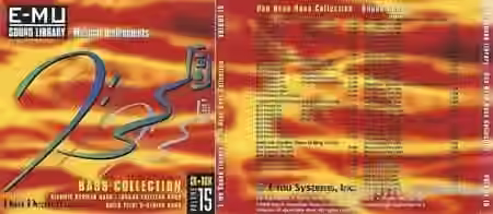 E-MU Classic Series Vol.15 Dan Dean Bass Collection [for Emulator X3]