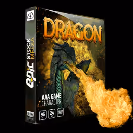 Epic Stock Media AAA Game Character Dragon [WAV]