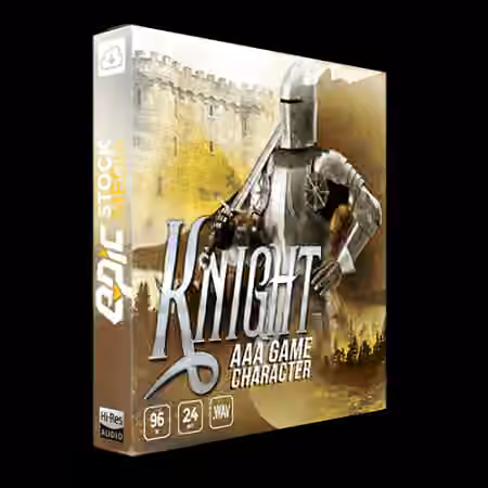 Epic Stock Media AAA Game Character Knight [WAV]