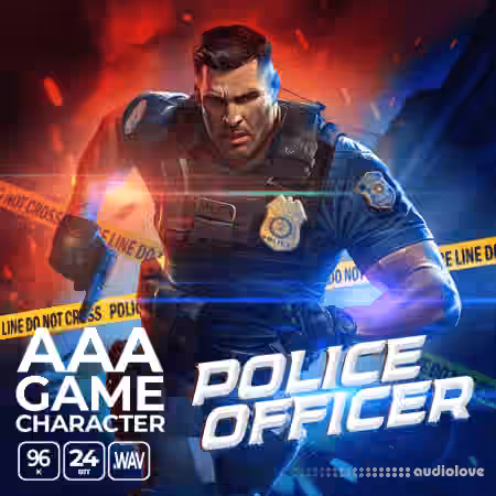 Epic Stock Media AAA Game Character Police Officer [WAV]