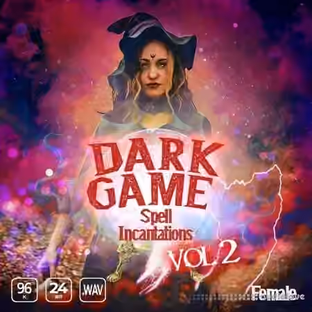 Epic Stock Media Dark Game Spell Incantation Voices Female Vol.2 [WAV]