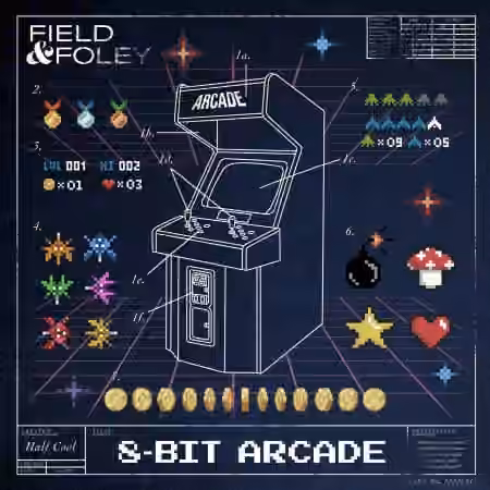 Field and Foley 8-bit Arcade [WAV]