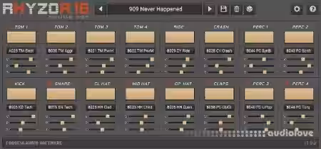 Force56 Audio Software Rhyzor16 Drums RETAiL [WiN]