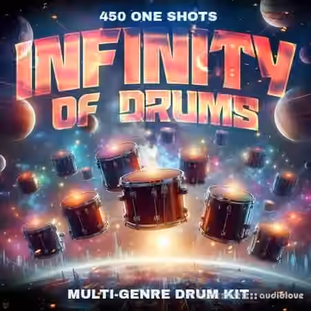 Godlike Loops Infinity Of Drums Multi-Genre Drum Kit (450+ One Shots) [WAV]