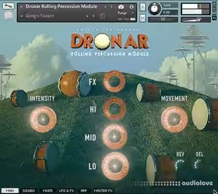 Gothic Instruments Dronar Rolling Percussion Module [KONTAKT]