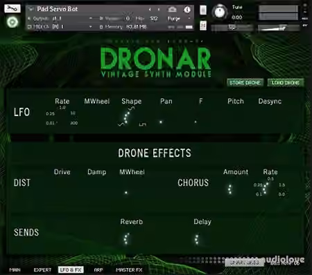 Gothic Instruments DRONAR Vintage Synth [KONTAKT]