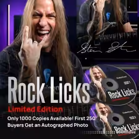 GuitarZoom Rock Licks Limited Edition with Steve Stine 2021 [TUTORiAL]