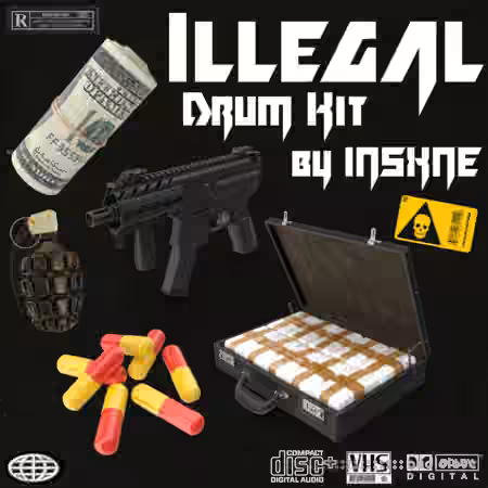INSXNE 2021 Drill Drum Kit «ILLEGAL» [WAV, MiDi]