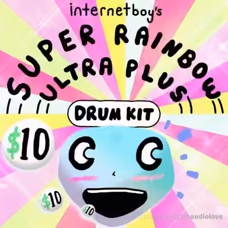 Internetboy's Super Rainbow Ultra Plus Drum Kit [WAV]