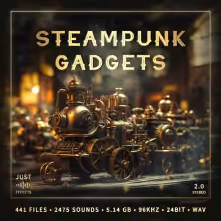 Just Sound Effects Steampunk Gadgets [WAV]