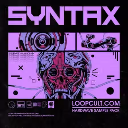 Loop Cult Syntax Hardwave Sample Pack [WAV, MiDi]