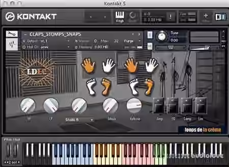 Loops De La Creme Claps Stomps Snares [KONTAKT]