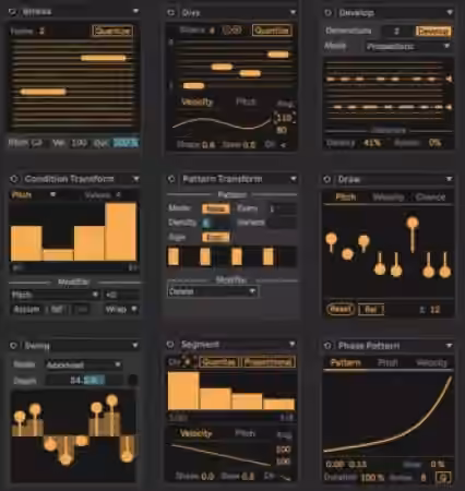 MIDI Tools Volume One by Philip Meyer [Max for Live]