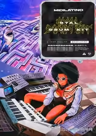 Midilatino Afrobeat Drum Kit [WAV]