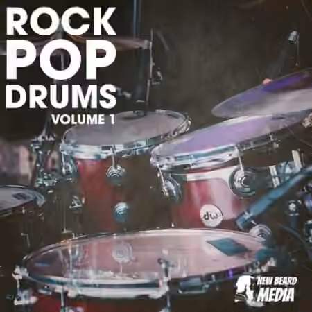 New Beard Media Rock Pop Drums Vol.1 [WAV]