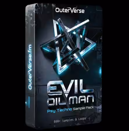 OuterVerse Evil Oil Man Psy Techno Sample Pack [WAV, DAW Templates]
