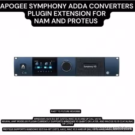 PastToFutureReverbs Apogee Symphony ADDA Converters Plugin Extension [Synth Presets]