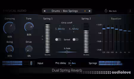 Physical Audio Dual Spring Reverb v3.1.10 [MacOSX]