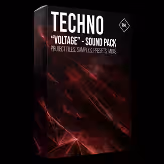 Production Music Live Techno Sound Pack Voltage [WAV, MiDi, Synth Presets, DAW Templates]