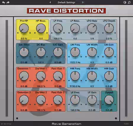 Rave Generation Rave Distortion v1.0.0 [WiN, MacOSX]