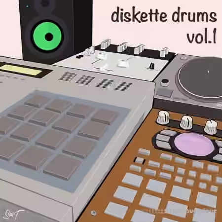 Saï T Diskette Drums Vol.1 [WAV]