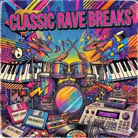 samplediggin247 Classic Rave Breaks [WAV]