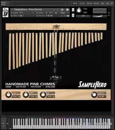SampleHero Hand-Made Pinewood Chimes [KONTAKT]