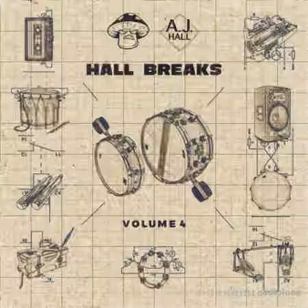 Shroom x AJ Hall Hall Breaks Vol.4 Sample Pack [WAV]