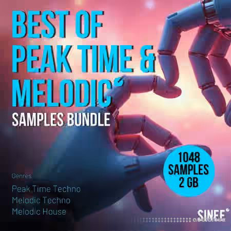 SINEE Best Of Peak Time and Melodic Techno Samples Bundle [WAV]