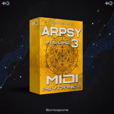 Sonicspore ARPSY 3 Psytrance Arpeggios [MiDi]