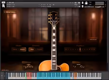 Straight Ahead Samples JB-145: Archtop Guitar v1.4 [KONTAKT]