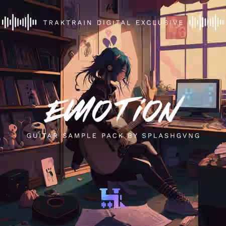 TrakTrain Emotion Guitar Sample Pack by SPLASHGVNG [WAV]