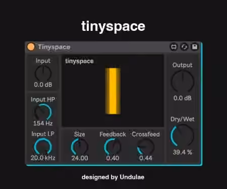 Undulae Music Tinyspace v1.1 [Max for Live]