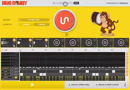 Unison Drum Monkey Factory Library V9