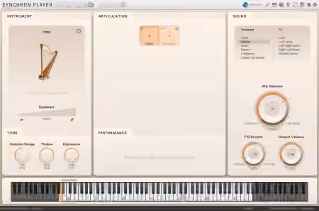Vienna Symphonic Library Synchron Prime Harp v1.1 for Synchron Player