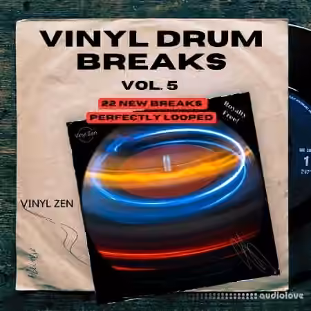 Vinyl Zen Vinyl Drum Breaks Vol.5 (22 Drum Breaks Perfectly Looped) [WAV]