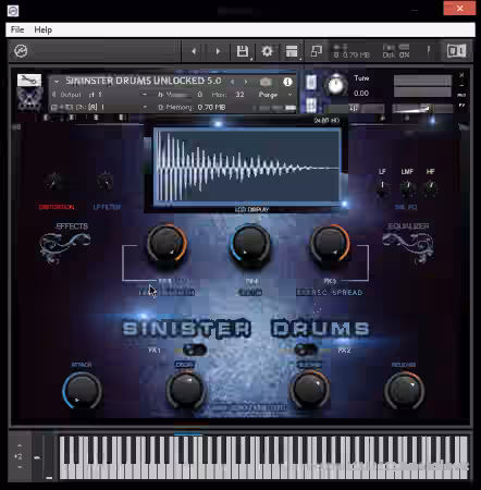 Vip Soundlab Sinister Drums HD [KONTAKT]