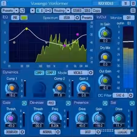 Voxengo Voxformer Multi-Effect Vocal Plugin v2.21 [WiN]
