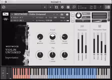 Westwood Instruments Violin Untamed [KONTAKT]