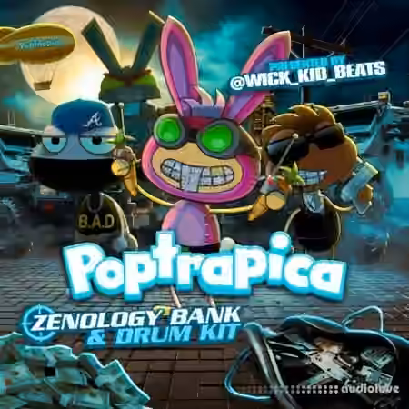 Wick Kid Beats Poptrapica Zenology Bank and Drumkit [WAV, DAW Templates, Synth Presets, MiDi]